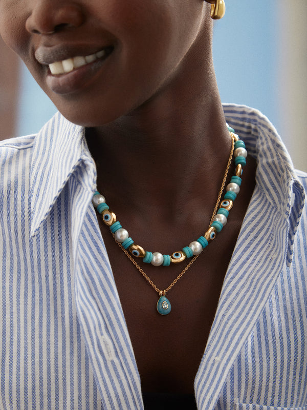 Lindsey Necklace - Turquoise