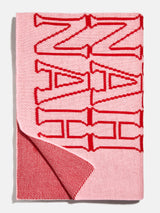 BaubleBar In the Bag Custom Blanket - Pink/Red - Get Gifting: Enjoy 20% Off​