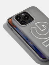 BaubleBar Chrome Custom iPhone Case - Gray/Chrome Silver - Get Gifting: Enjoy 20% Off​