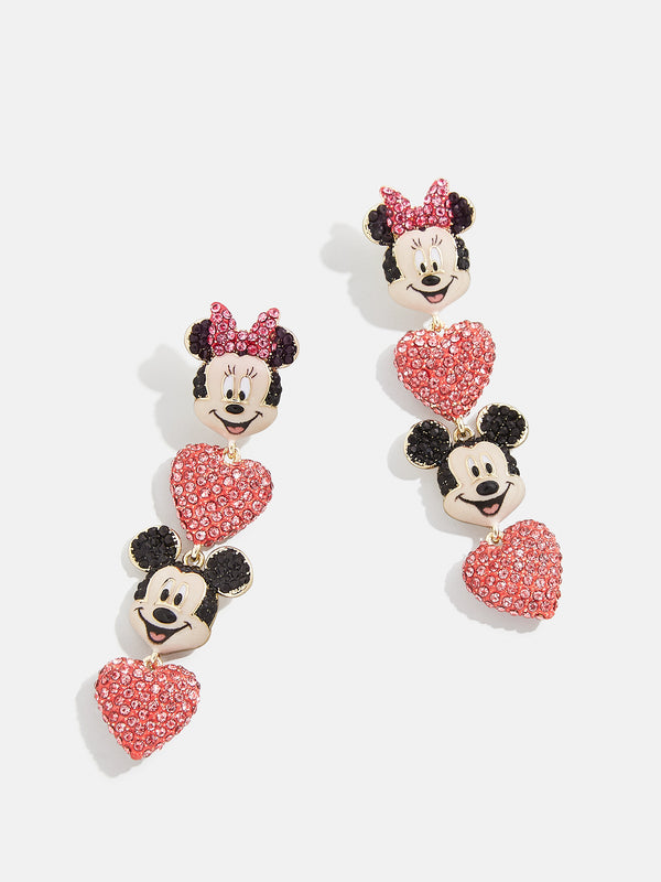 Mickey & Minnie Disney Drop Earrings - Mickey Mouse & Minnie Mouse Earrings