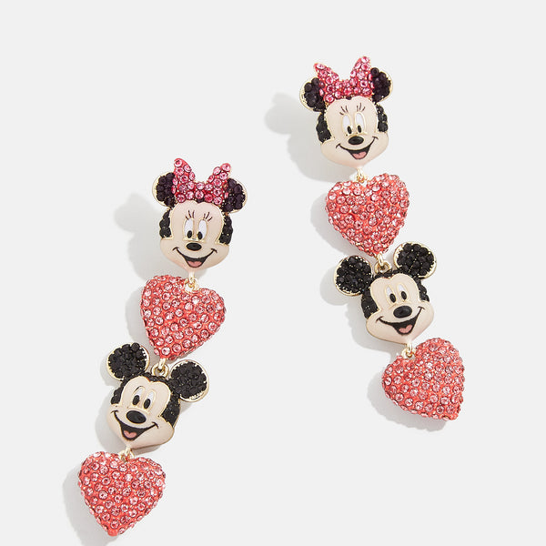 Mickey mouse deals earrings swarovski