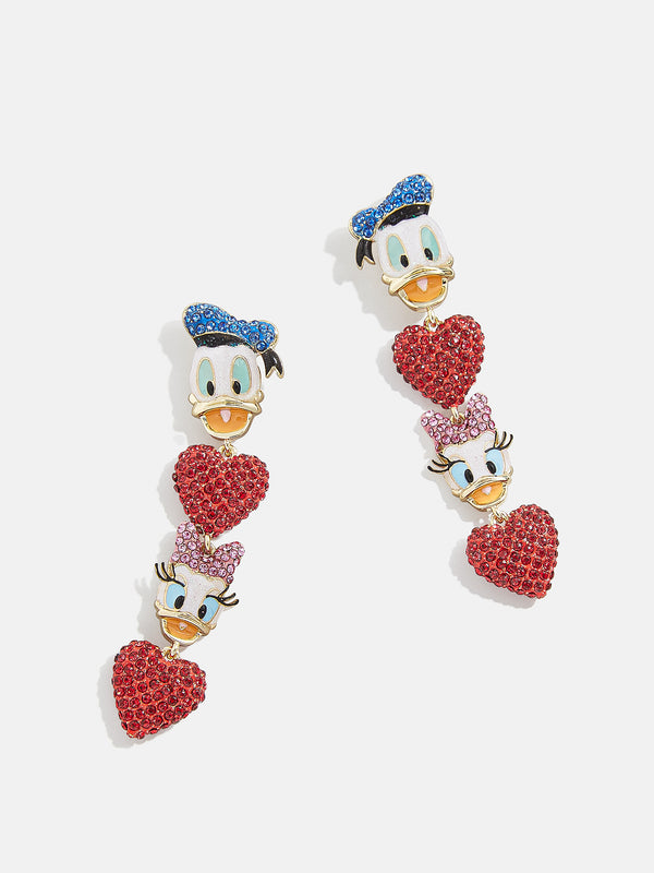 Donald & Daisy Disney Drop Earrings - Donald Duck & Daisy Duck Earrings