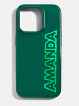 BaubleBar Chrome Custom iPhone Case - Green/Chrome Green - Get Gifting: Enjoy 20% Off​