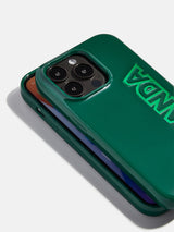 BaubleBar Chrome Custom iPhone Case - Green/Chrome Green - 
    Customizable phone case
  
