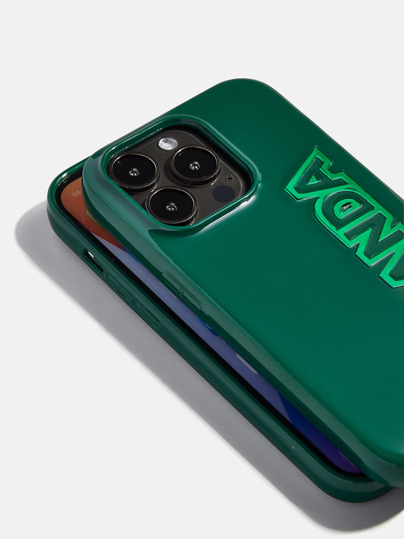 BaubleBar Chrome Custom iPhone Case - Green/Chrome Green - Get Gifting: Enjoy 20% Off​
