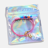 Pretty in Pink Kids Initial Necklace - Light Pink