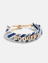 BaubleBar MLB Woven Friendship Bracelet - Los Angeles Dodgers - 
    MLB pull tie bracelet
  
