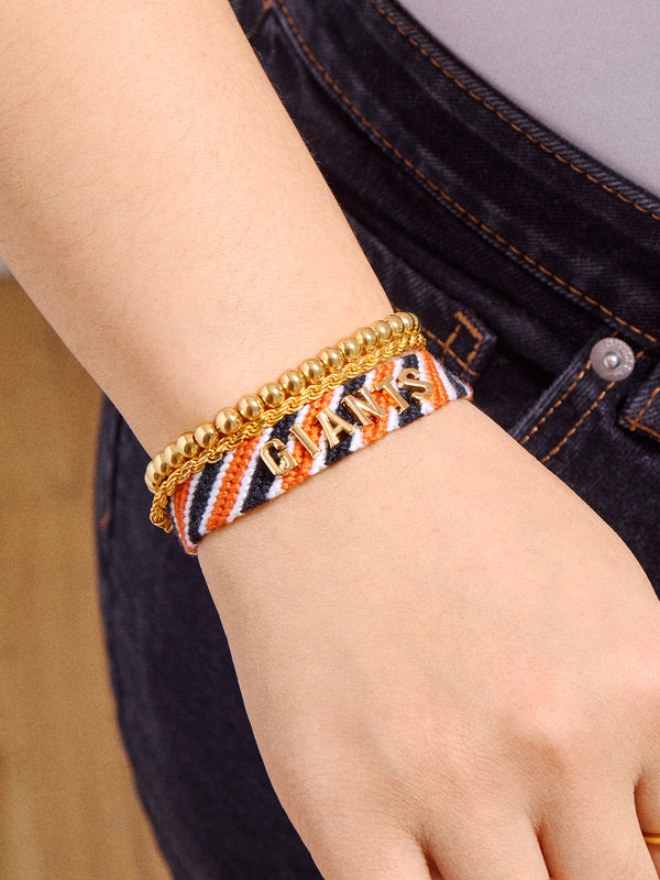 MLB Woven Friendship Bracelet - San Francisco Giants