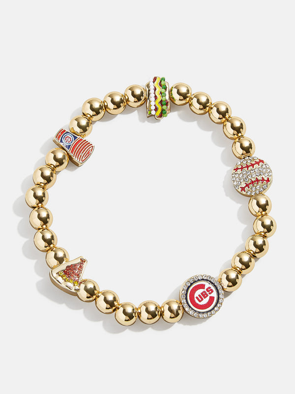 MLB Pisa Charm Bracelet - Chicago Cubs