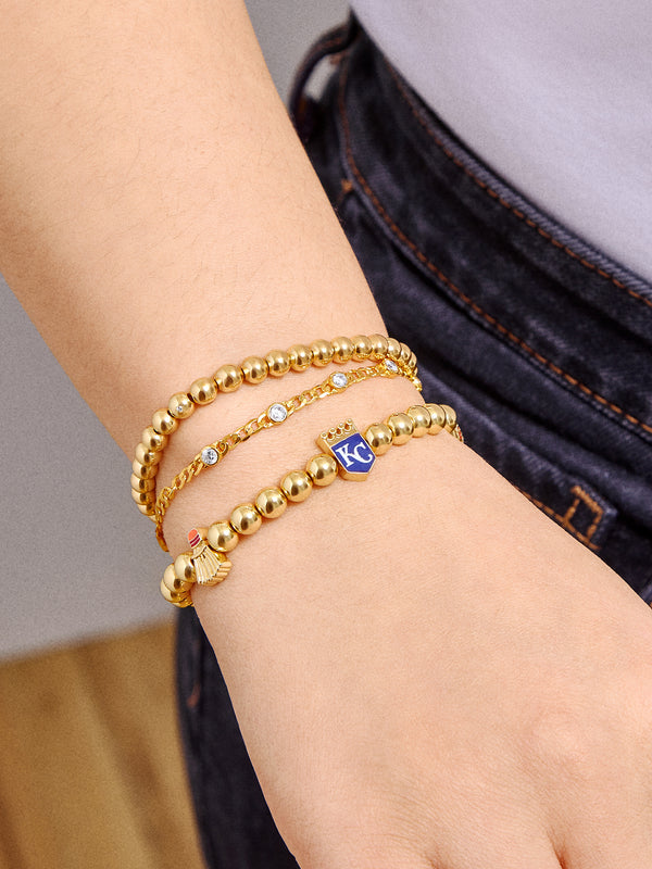 MLB Pisa Charm Bracelet - Kansas City Royals