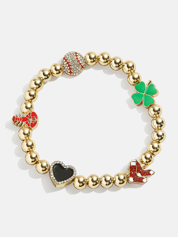 MLB Pisa Charm Bracelet - Boston Red Sox