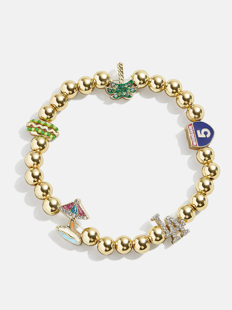 BaubleBar MLB Pisa Charm Bracelet - Los Angeles Dodgers - 
    MLB beaded charm bracelet
  
