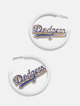 BaubleBar MLB Enamel Hoops - Los Angeles Dodgers - 
    MLB enamel hoops
  
