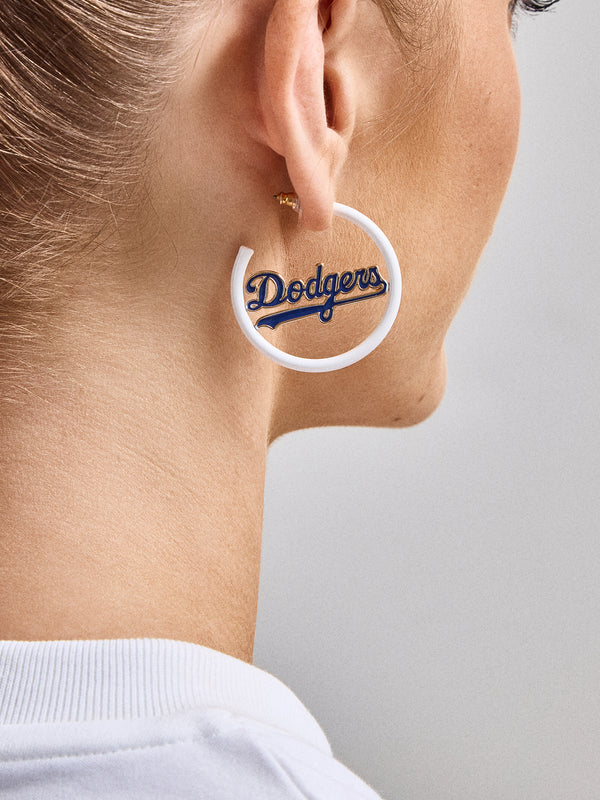 MLB Enamel Hoops - Los Angeles Dodgers