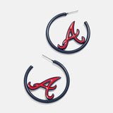 MLB Enamel Hoops - Atlanta Braves