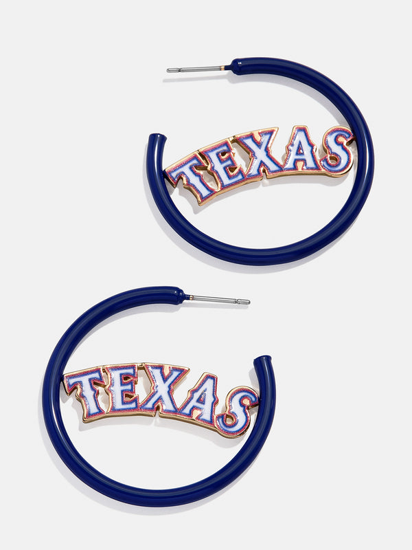 MLB Enamel Hoops - Texas Rangers
