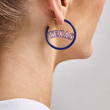 MLB Enamel Hoops - Texas Rangers