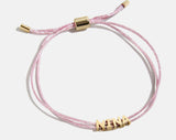 BaubleBar Custom Cord Bracelet - Metallic Pink - 
    Custom nameplate bracelet
  
