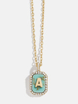 BaubleBar A - 
    Initial pendant necklace
  
