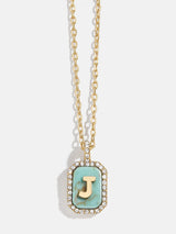 BaubleBar J - 
    Initial pendant necklace
  
