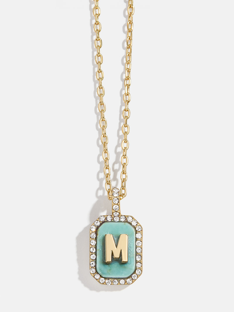 BaubleBar M - 
    Initial pendant necklace
  
