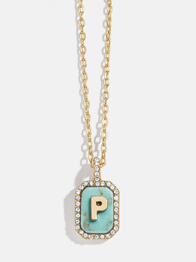 BaubleBar P - 
    Initial pendant necklace
  
