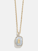 BaubleBar E - 
    Dog tag initial necklace
  

