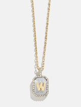 BaubleBar W - 
    Dog tag initial necklace
  
