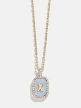 BaubleBar X - 
    Dog tag initial necklace
  

