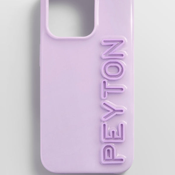Fine Line Custom iPhone Case - Lavendar/Lavendar  Ends Tomorrow: $50  Custom Phone Cases  BaubleBar