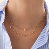 variant:14K Gold Plated Sterling Silver. Pavé Cubic Zirconia Stones