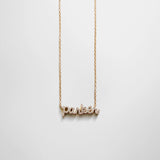 variant:14K Gold Plated Sterling Silver. Pavé Cubic Zirconia Stones