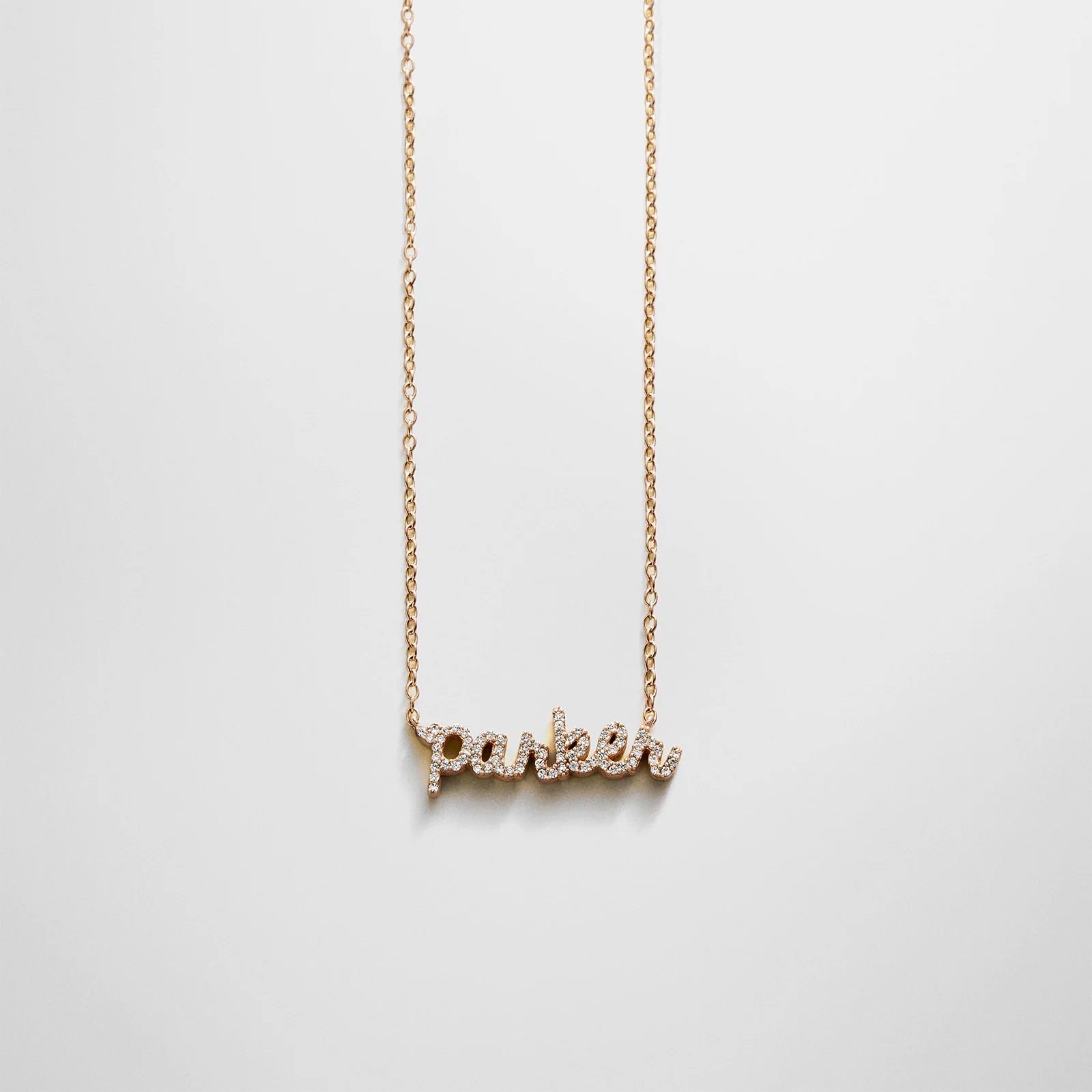 variant:14K Gold Plated Sterling Silver. Pavé Cubic Zirconia Stones