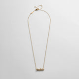 variant:14K Gold Plated Sterling Silver. Pavé Cubic Zirconia Stones