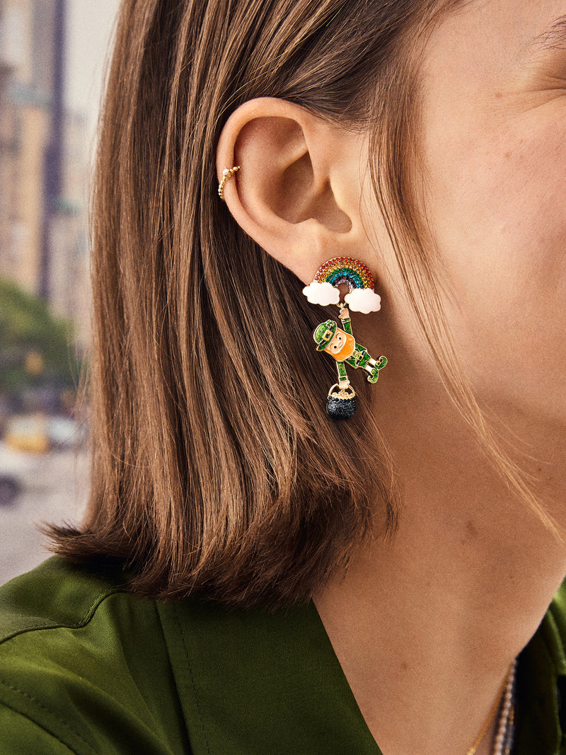 BaubleBar Luck of the Leprechaun Earrings - Multi - 
    St. Patrick's day statement earrings
  
