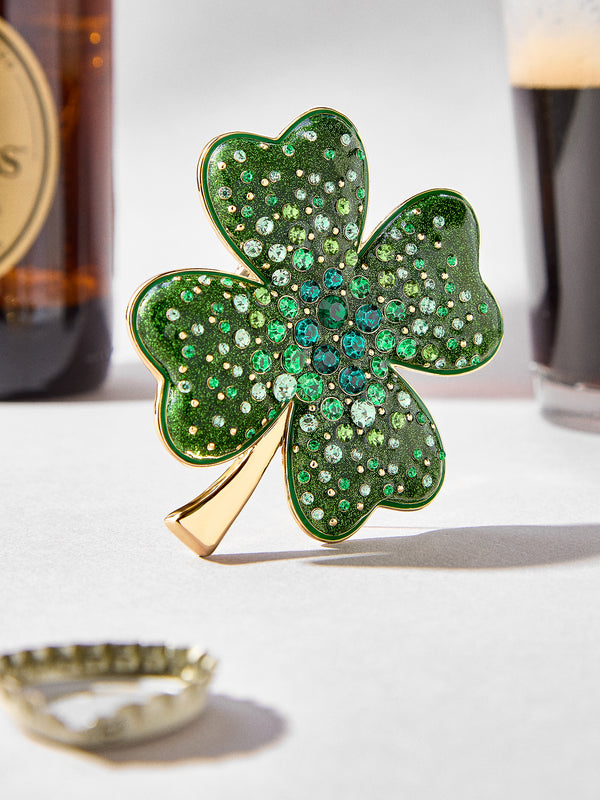 Clover Bottle Opener - Green/Gold