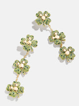 BaubleBar Mickey Mouse Disney Four-Leaf Clover Drop Earrings - Green/Gold - 
    Disney drop earrings
  
