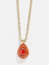 BaubleBar Red Jasper - 
    Semi-precious birthstone necklace
  
