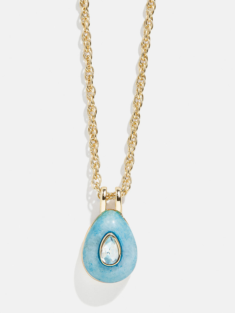 BaubleBar Aquamarine - 
    Semi-precious birthstone necklace
  
