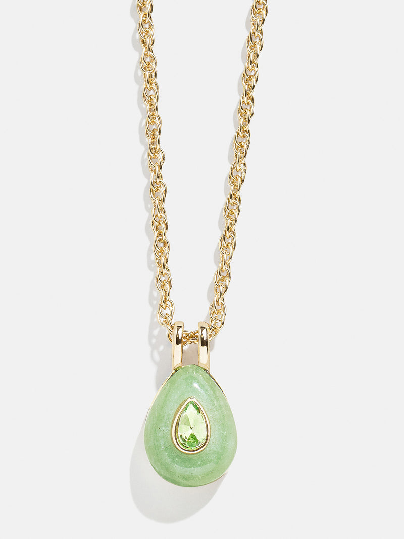 Baublebar Birthstone Teardrop Pendant Necklace Green