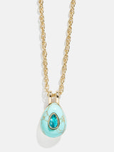 BaubleBar Turquoise - 
    Semi-precious birthstone necklace
  
