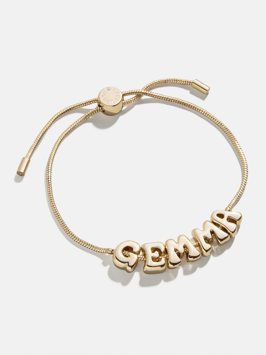 Bubble Slider Custom Bracelet - Bubble Single Strand