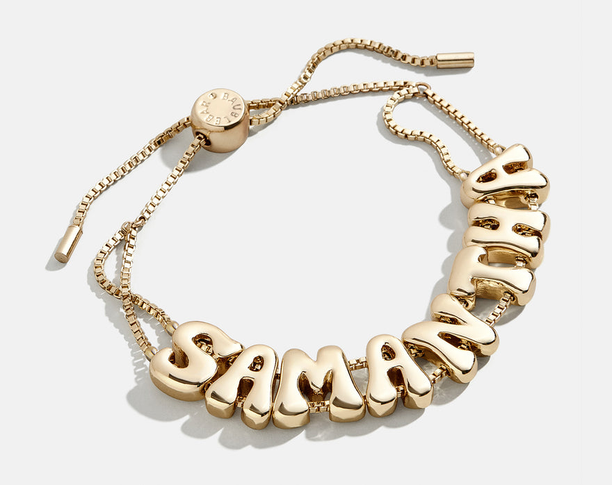 Bubble Slider Custom Bracelet - Bubble Double Strand
