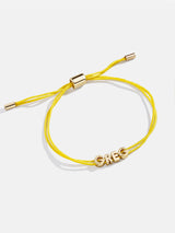 BaubleBar Custom Cord Bracelet - Neon Yellow - 
    Cusotmizable bracelet
  

