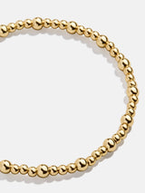 BaubleBar Milan Pisa Bracelet - One Large Pisa Bead - 
    Gold beaded stretch bracelet
  
