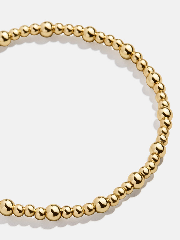Gold Beaded Bracelet – RG