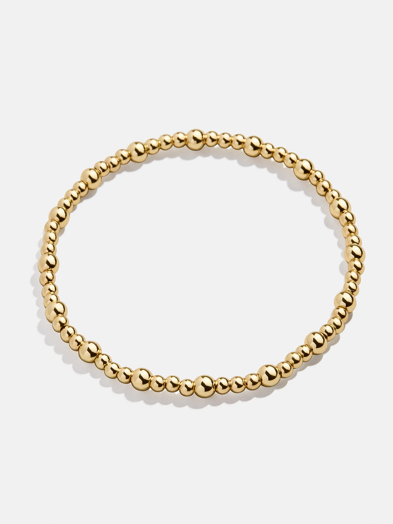 BaubleBar Milan Pisa Bracelet - One Large Pisa Bead - 
    Gold beaded stretch bracelet
  
