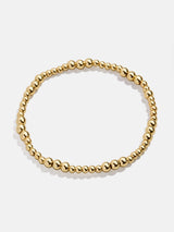 BaubleBar Milan Pisa Bracelet - Three Large Pisa Beads - 
    Gold beaded stretch bracelet
  
