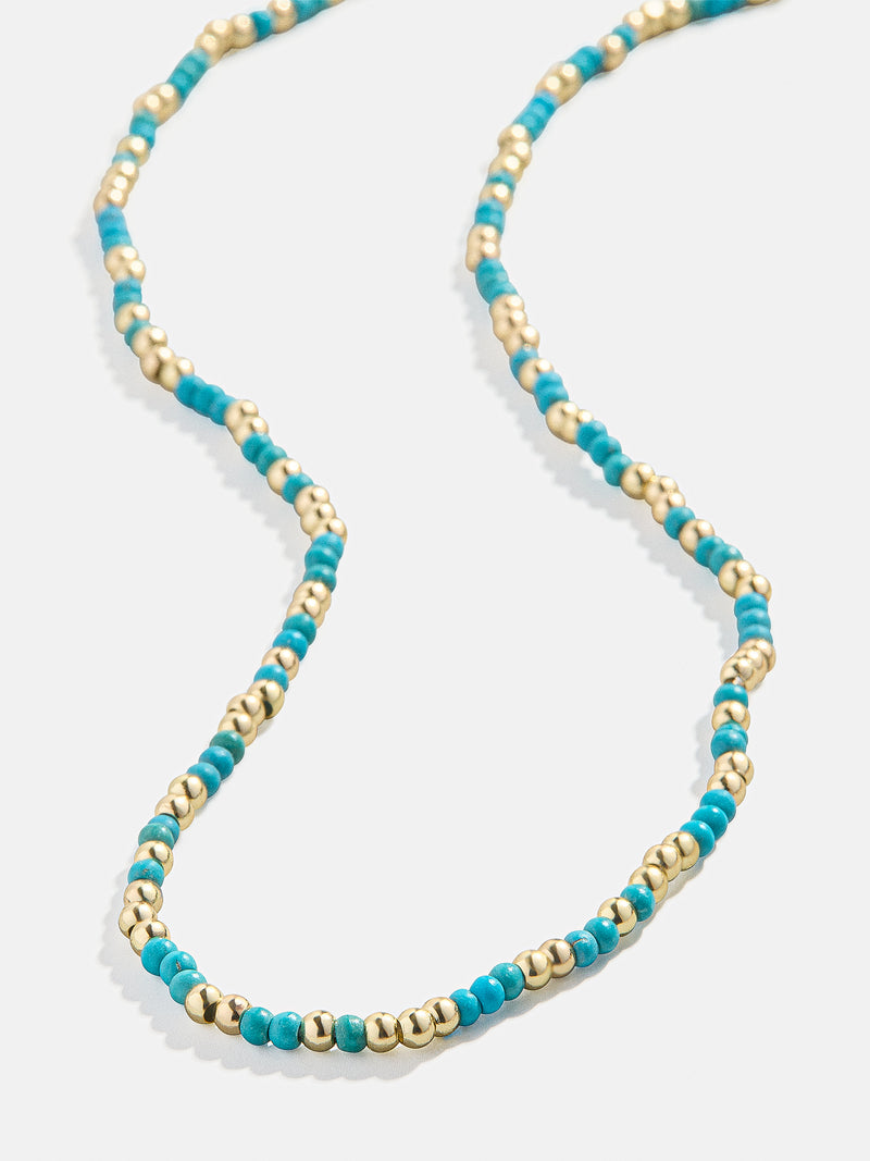 BaubleBar Sadie Necklace - Turquoise - 
    Semi-precious beaded necklace
  
