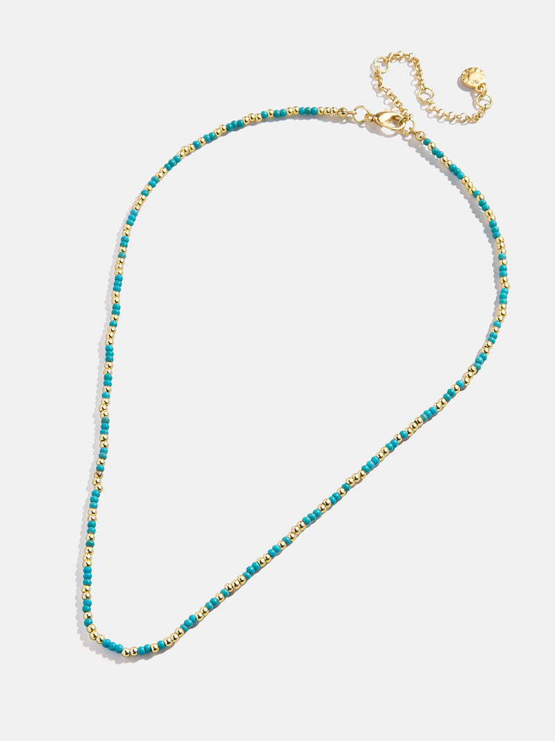 BaubleBar Sadie Necklace - Turquoise - 
    Semi-precious beaded necklace
  
